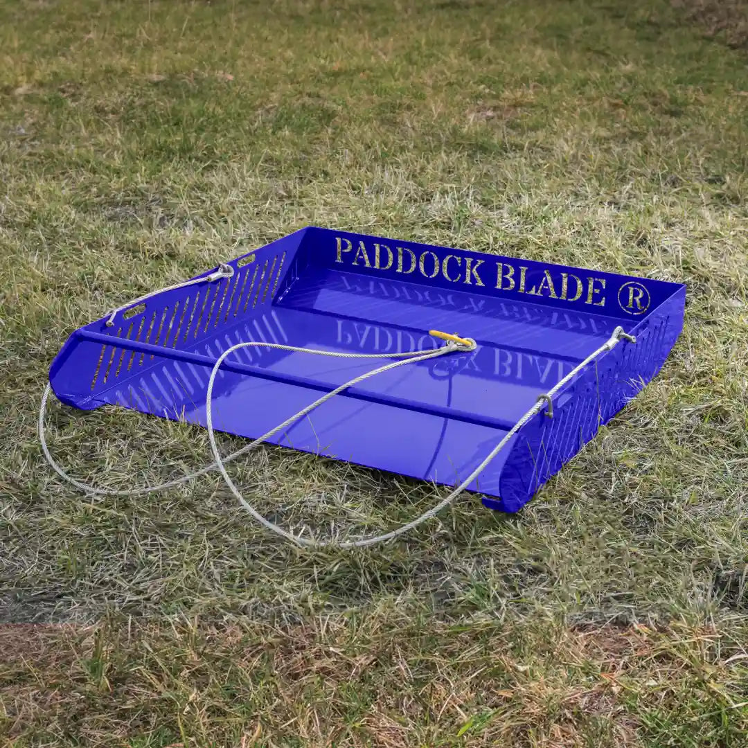 Paddock Blade Manure Collector | (NEW Blue)