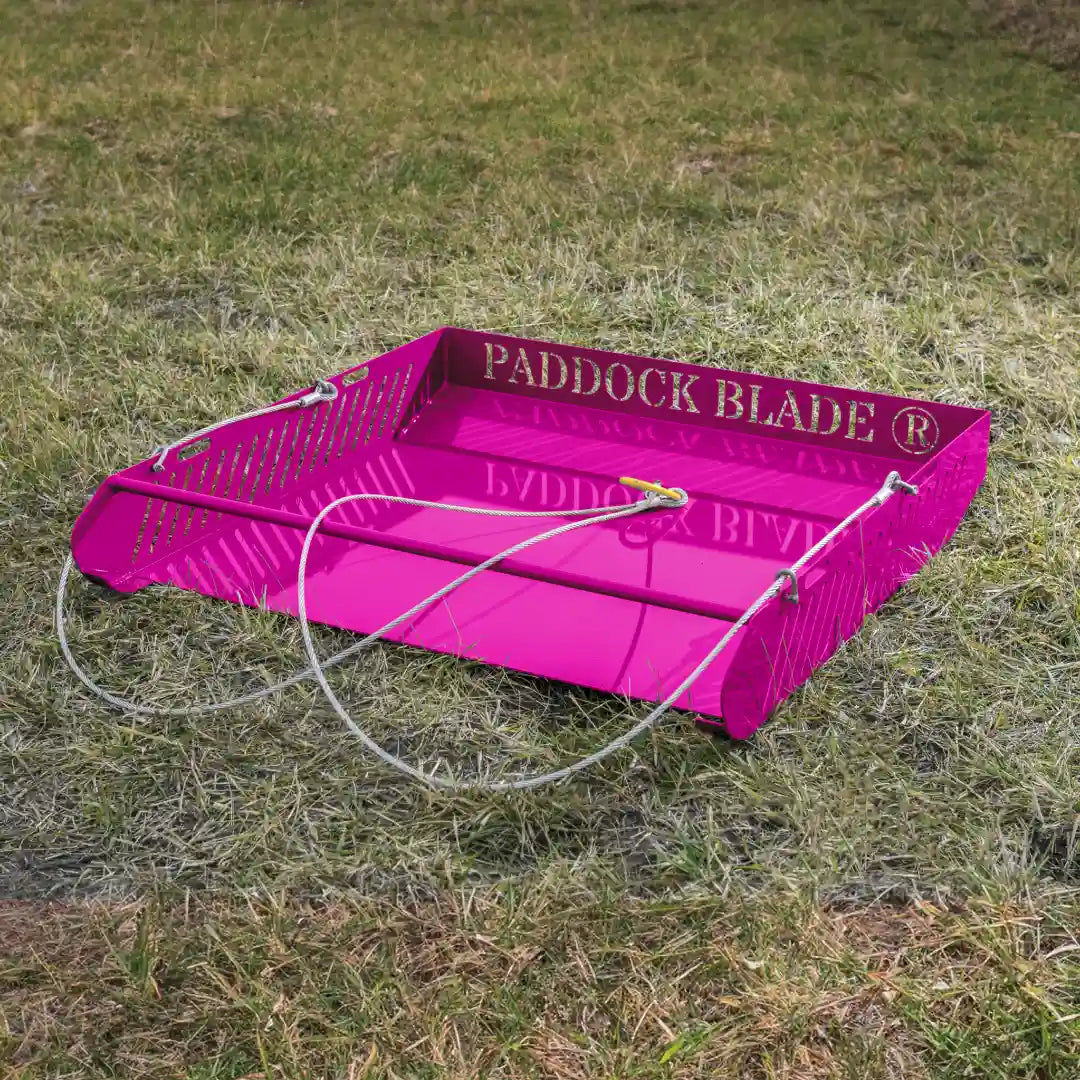 Paddock Blade Manure Collector | (NEW Pink) | FREE Delivery