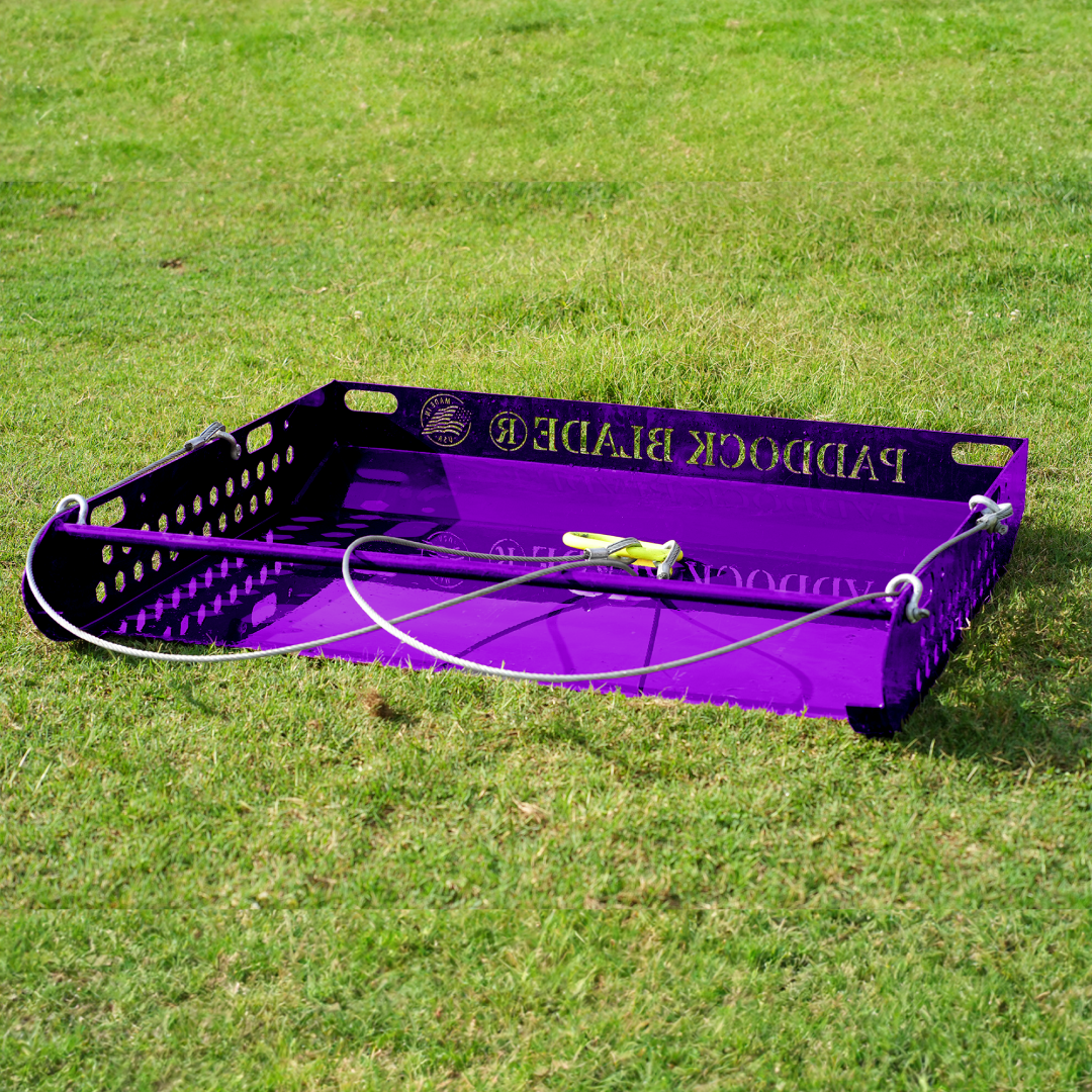 Paddock Blade Manure Collector | (NEW Purple ) | FREE Delivery