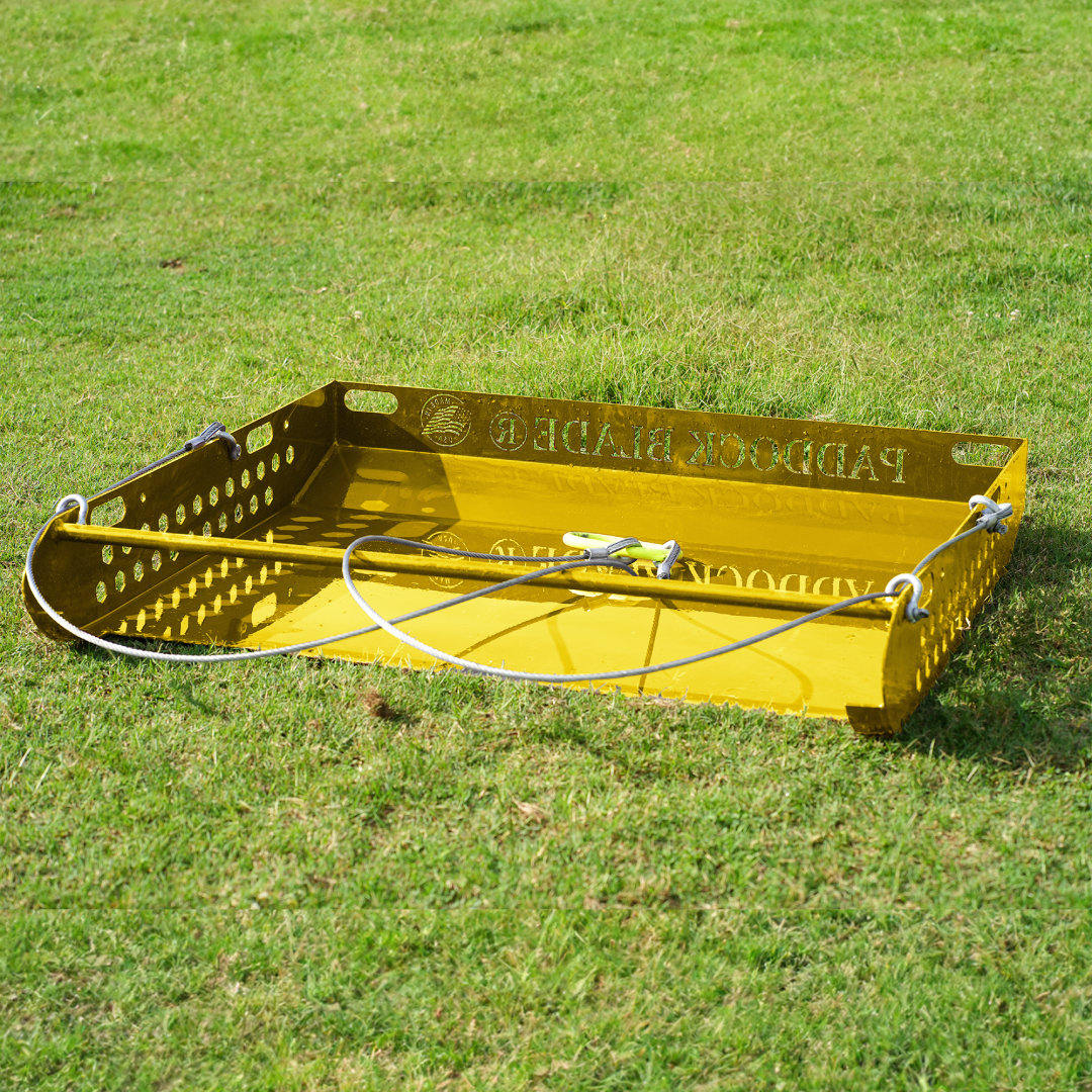 Paddock Blade Manure Collector | (Yellow NEW) | FREE Delivery