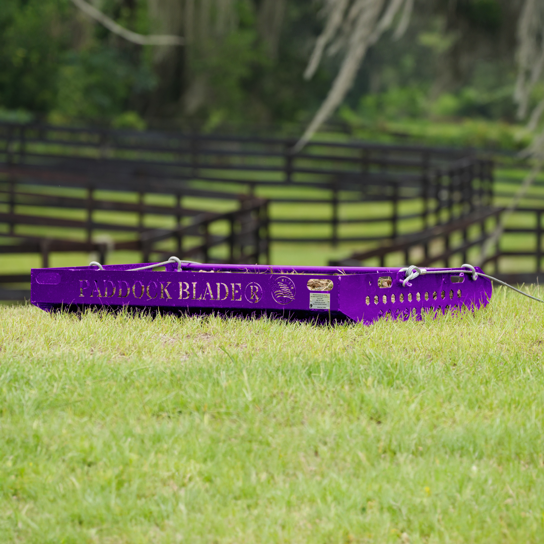 Paddock Blade Manure Collector | (NEW Purple ) | FREE Delivery