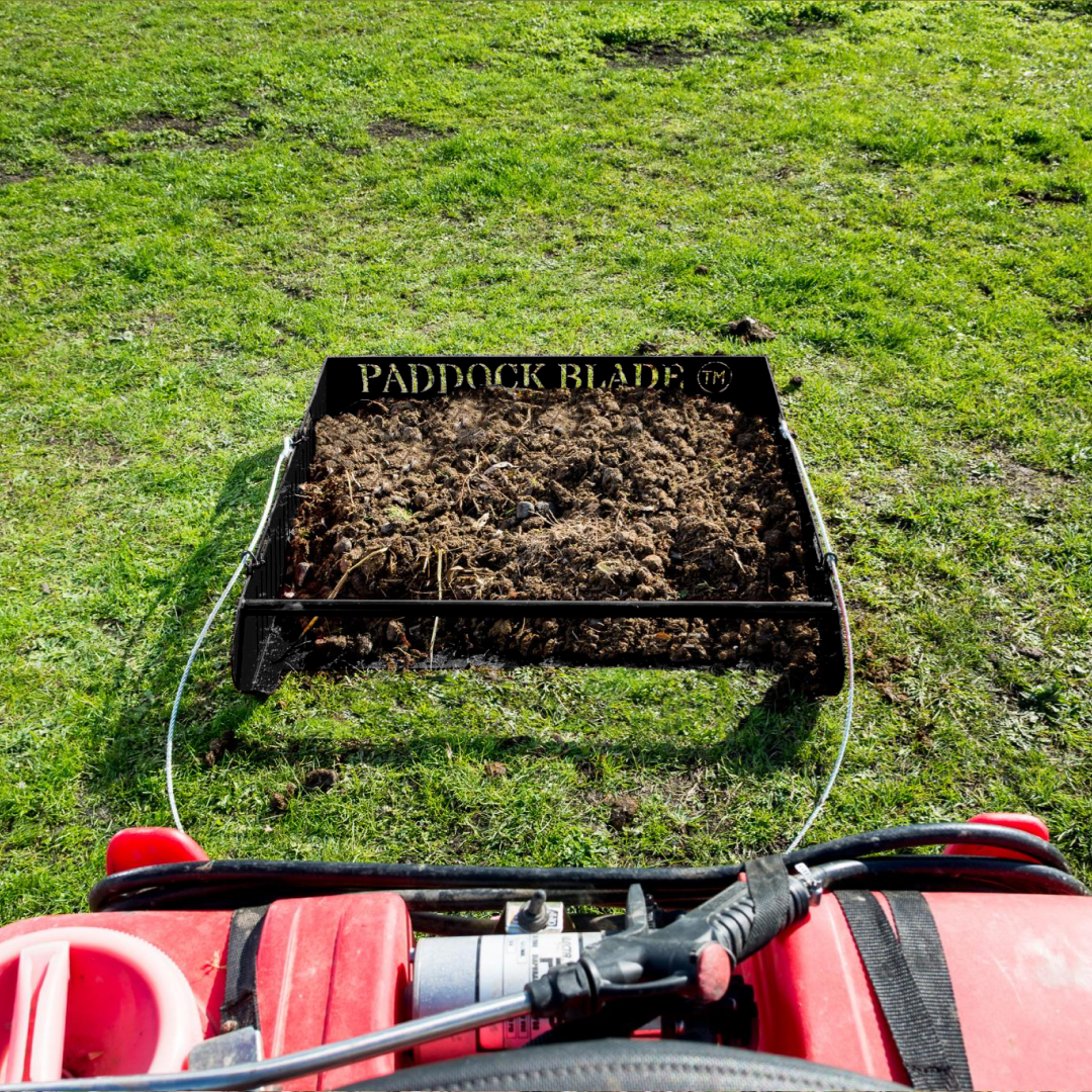 Paddock Blade Manure Collector | (Black) | FREE Delivery
