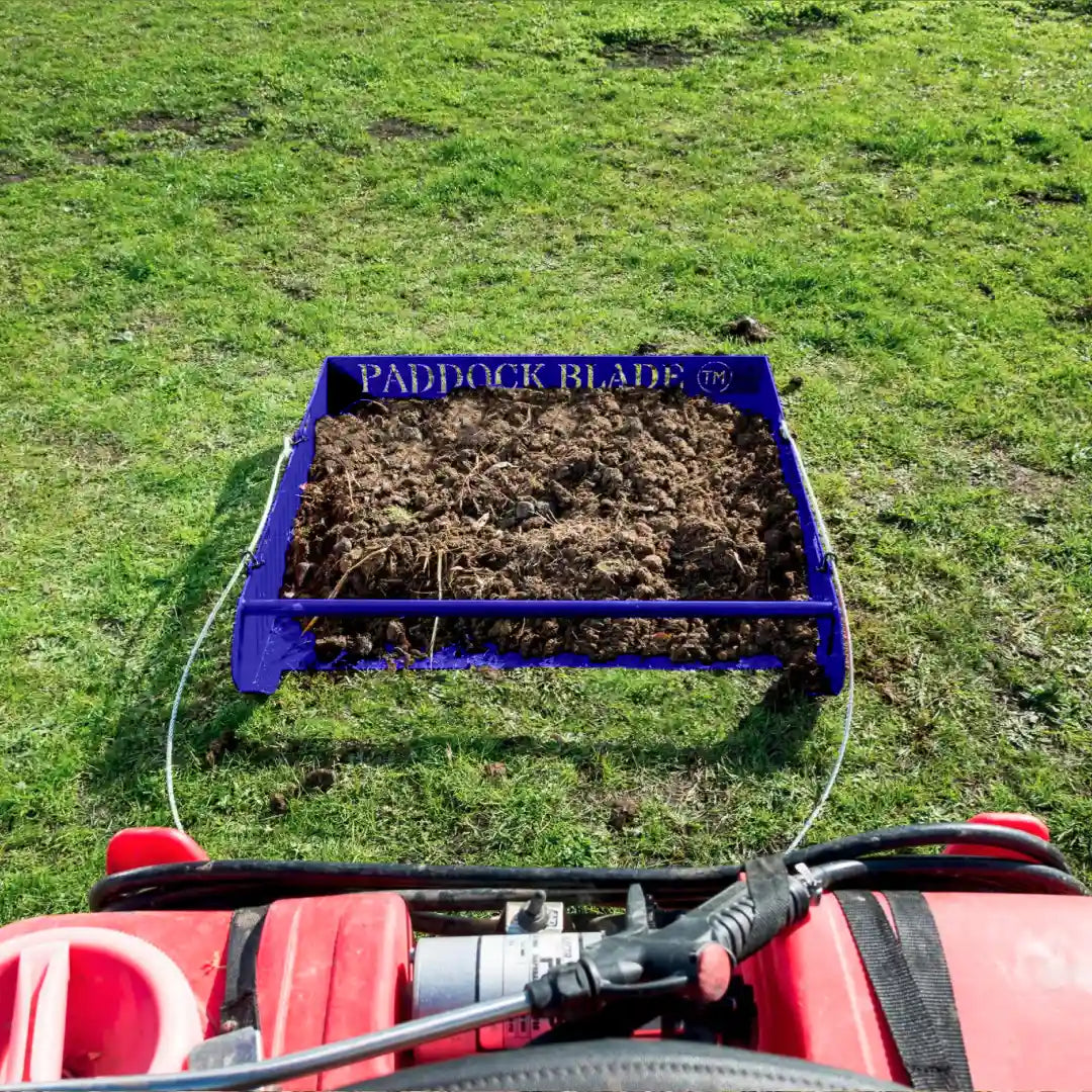 Paddock Blade Manure Collector | (NEW Blue) | FREE Delivery