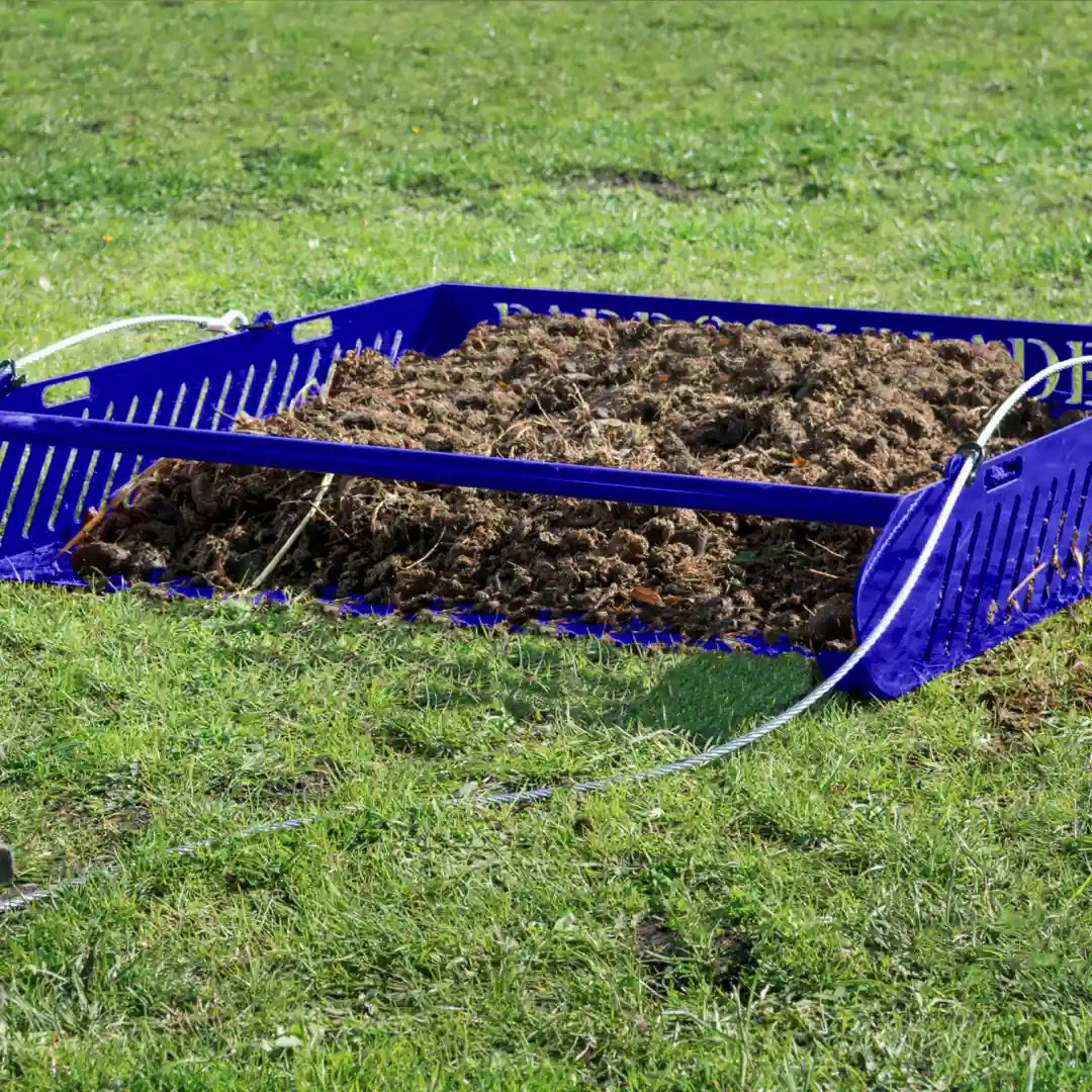 Paddock Blade Manure Collector | (NEW Blue) | FREE Delivery