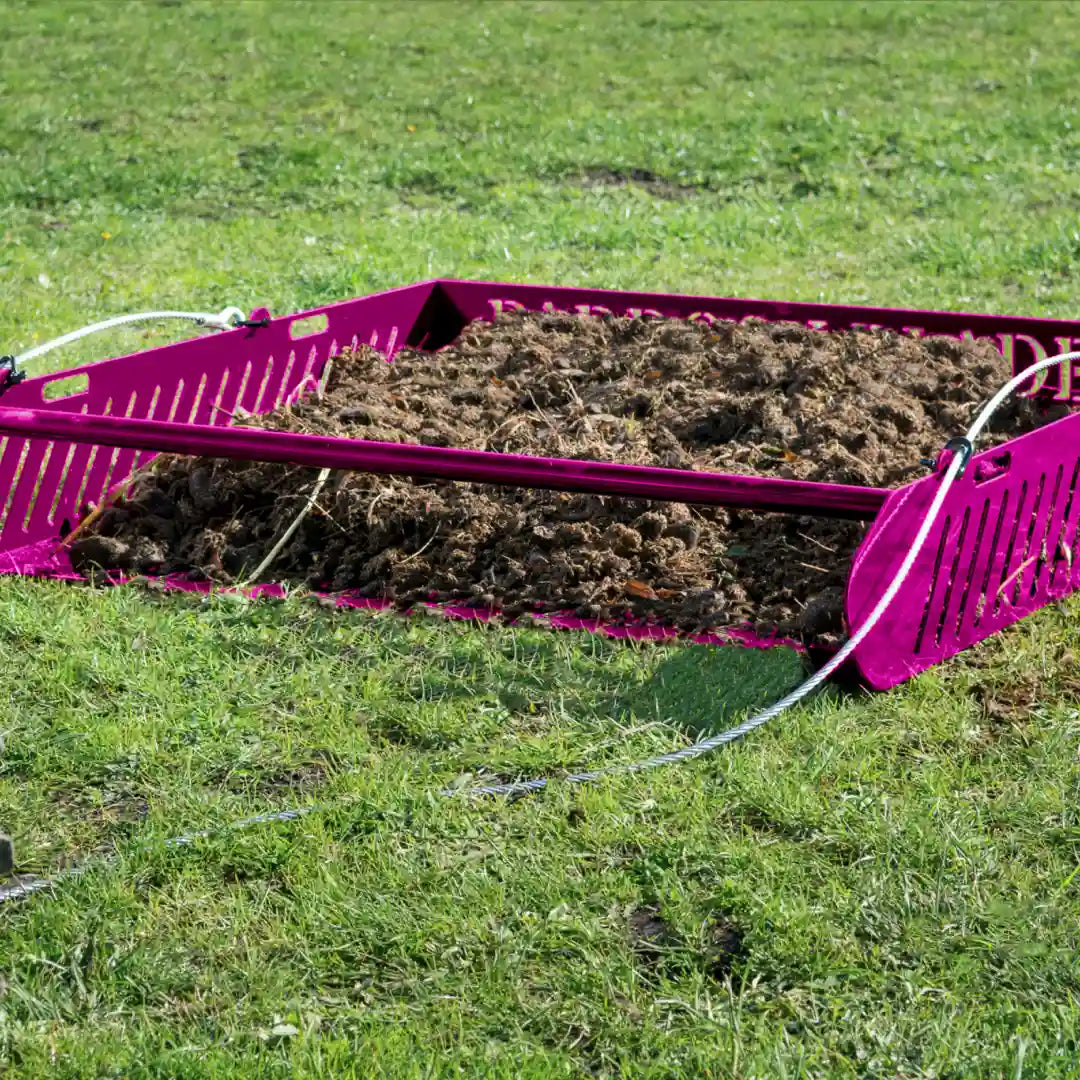 Paddock Blade Manure Collector | (NEW Pink) | FREE Delivery