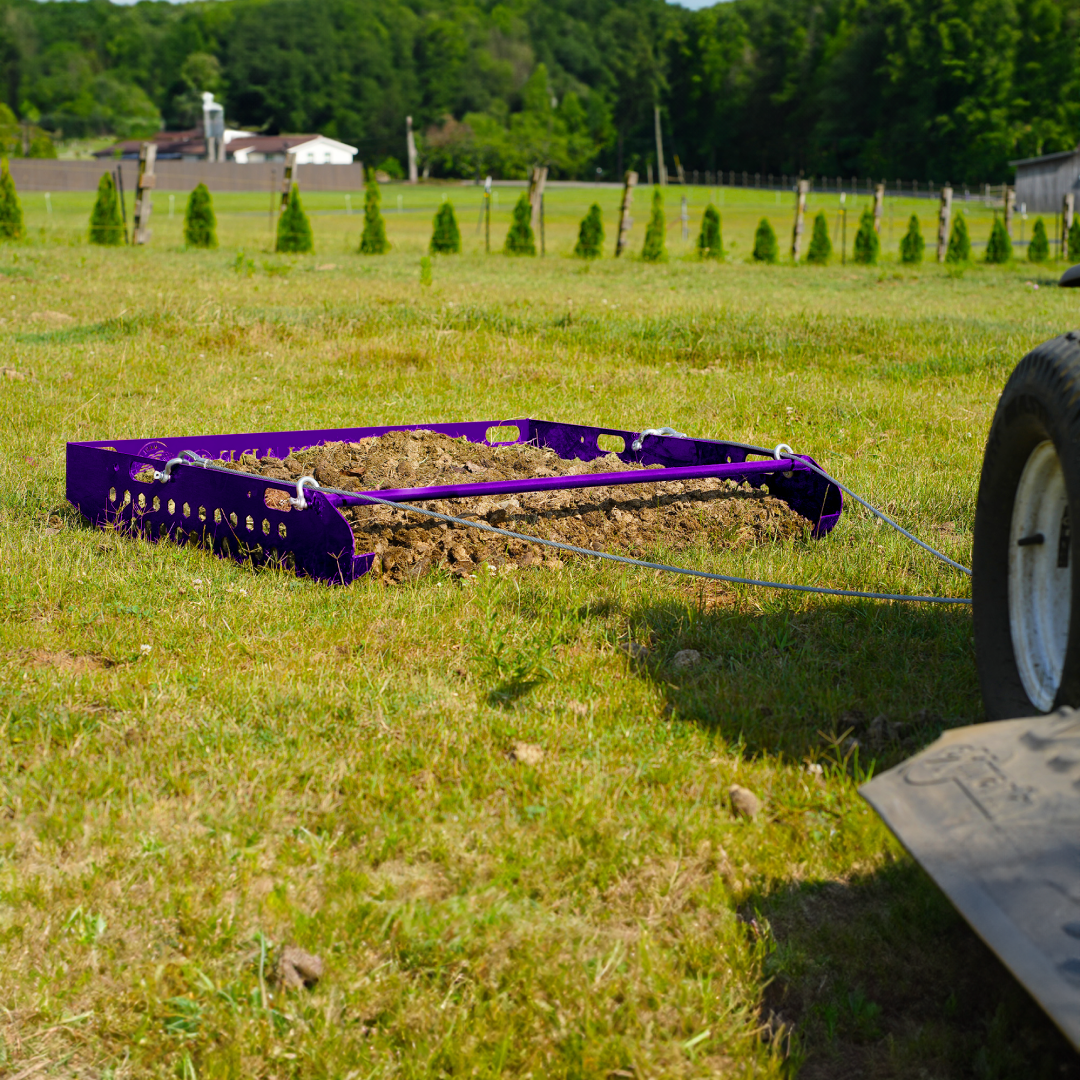 Paddock Blade Manure Collector | (NEW Purple ) | FREE Delivery