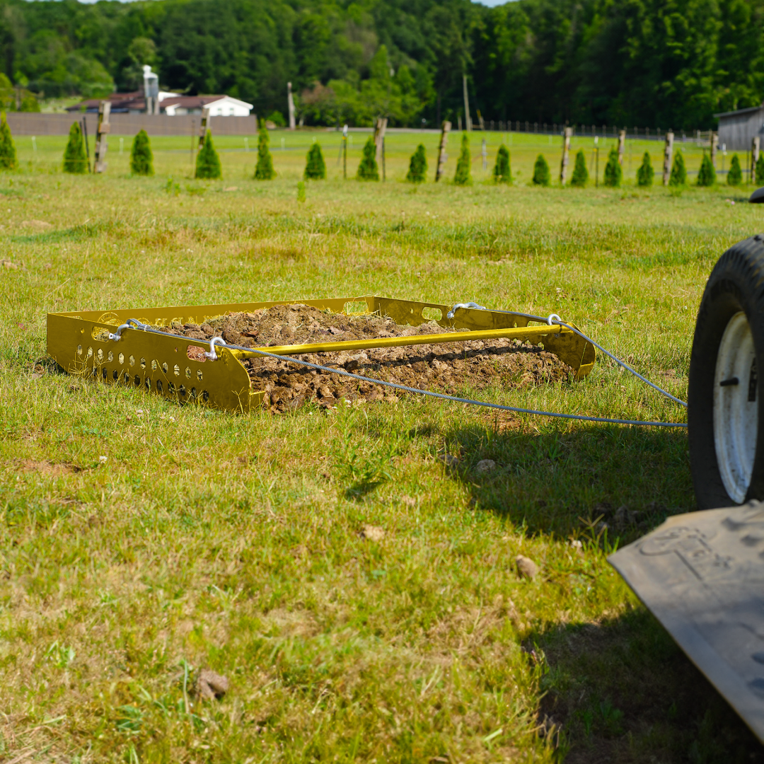 Paddock Blade Manure Collector | (Yellow NEW) | FREE Delivery