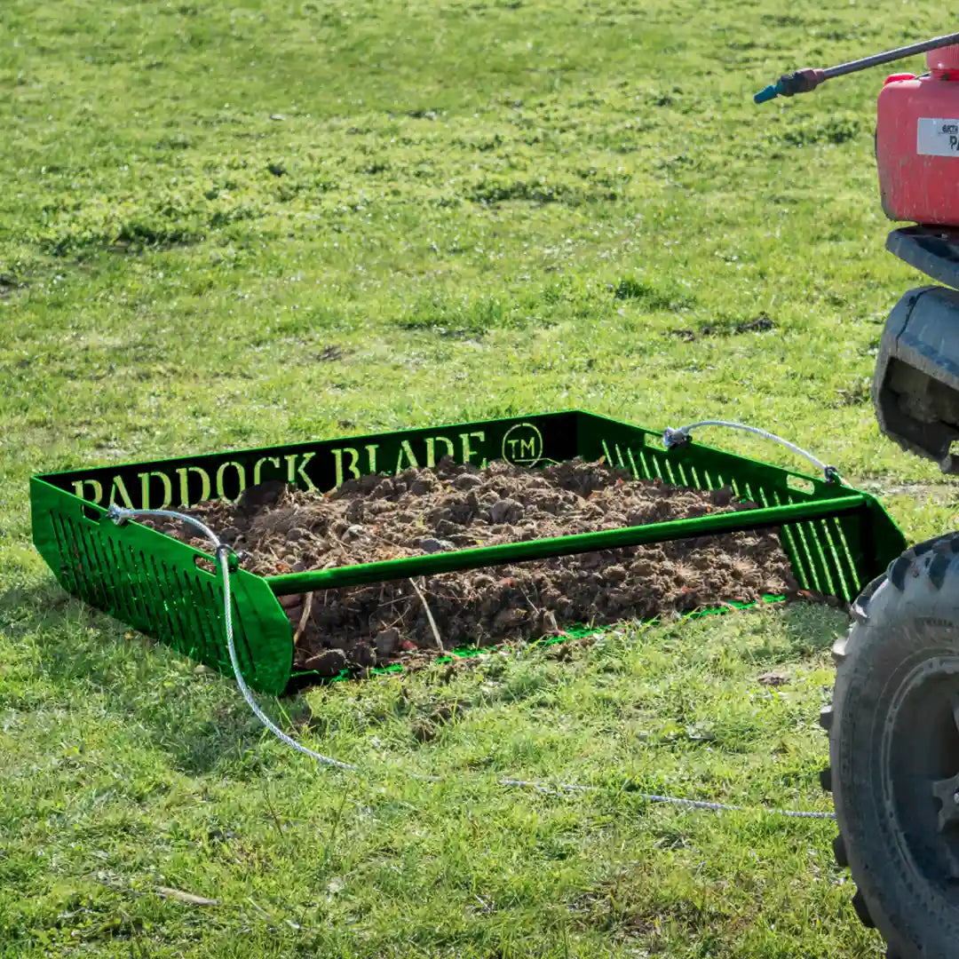 Paddock Blade Manure Collector | (NEW Green)