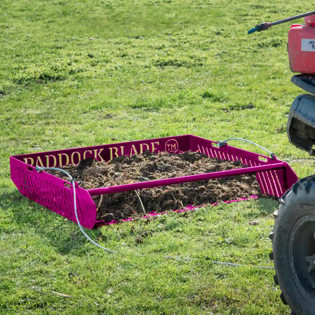 Paddock Blade Manure Collector | (NEW Pink) | FREE Delivery